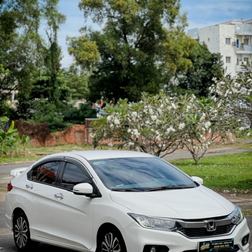 Honda City trắng sơn full xe 