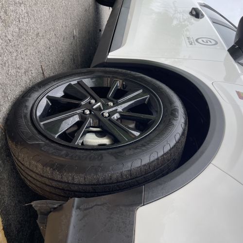 VF5 sơn mâm tĩnh điện đen bóng 